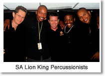 SA Lion King Percussionists